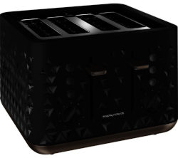 MORPHY RICHARDS  Prism 248101 4-Slice Toaster  Black